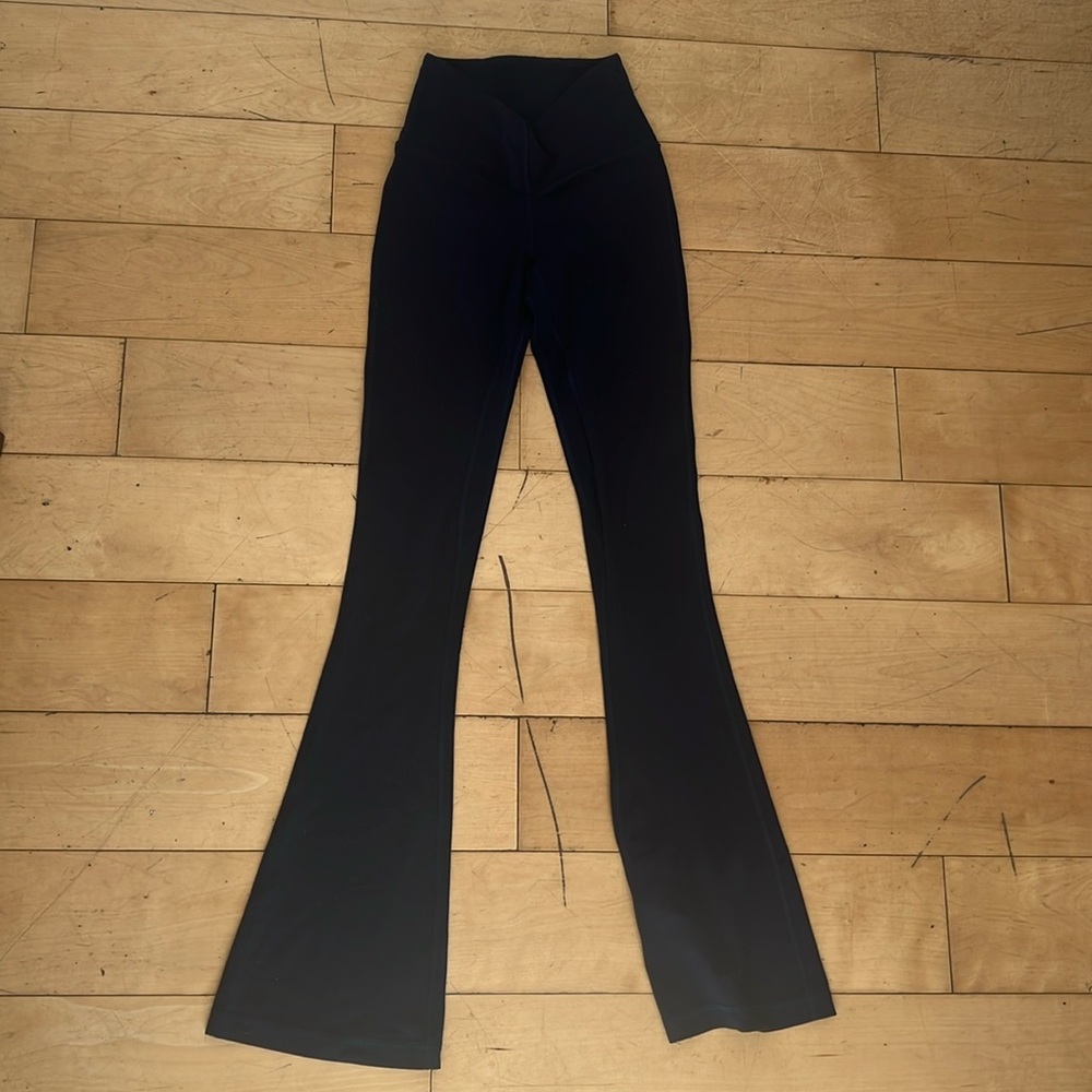 Lulu lemon align flared leggings navy blue